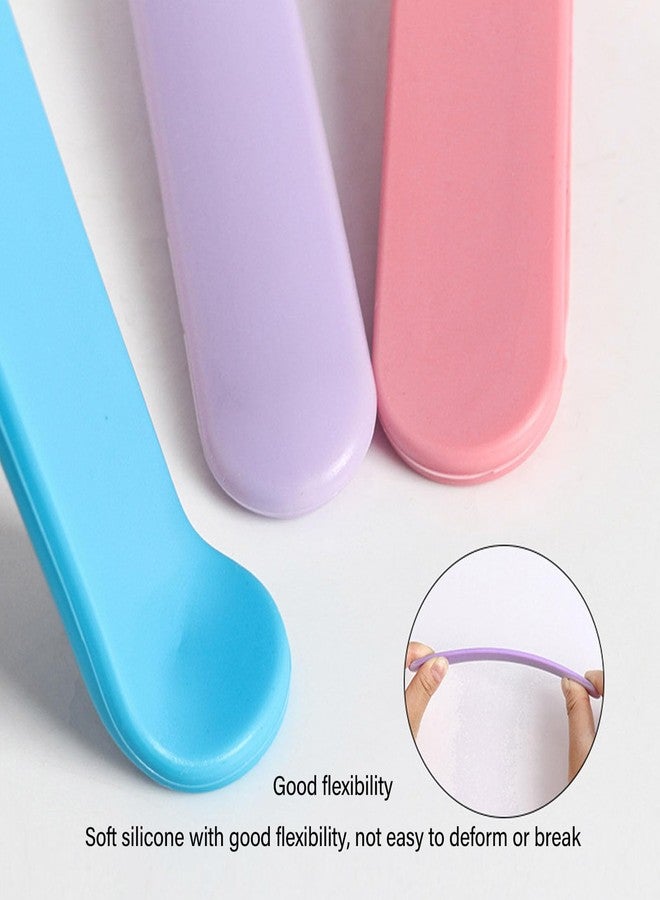TARSHYRY Silicone Wax Spatulas, Reusable Stir Sticks for Hair Removal, Crafts, Non Stick Soft Silicone, Convenient Cleaning, Multi Purpose (Blue) - Image 3